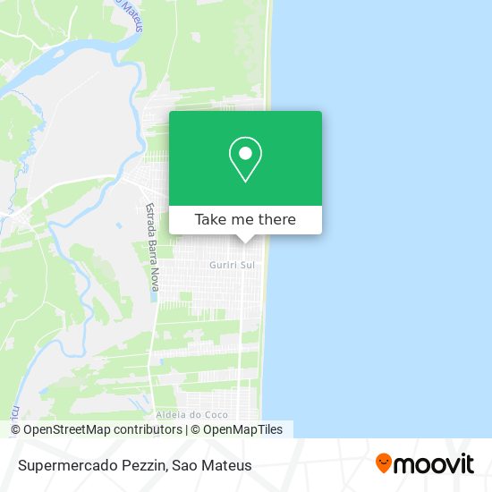 Supermercado Pezzin map