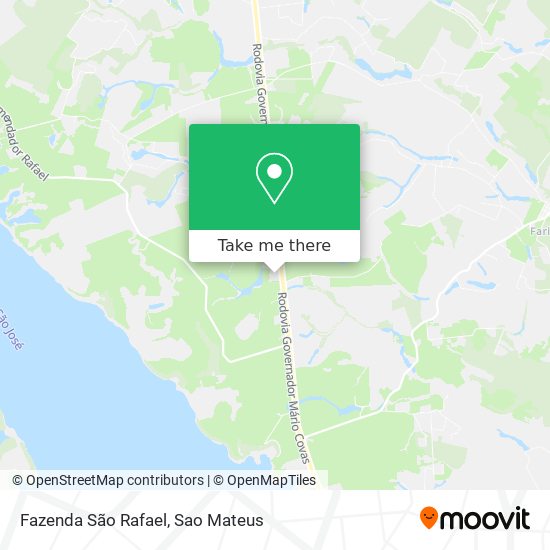 Fazenda São Rafael map