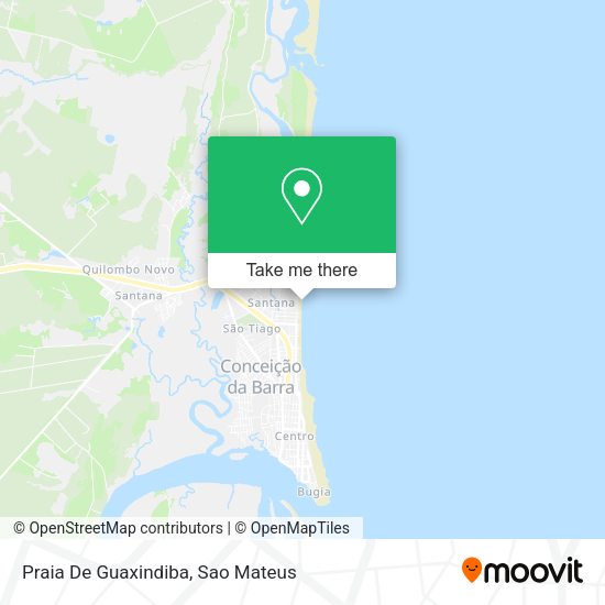 Praia De Guaxindiba map