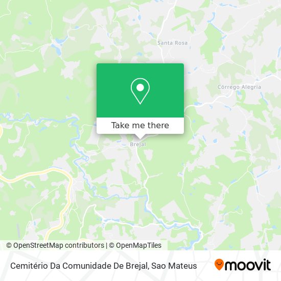Cemitério Da Comunidade De Brejal map