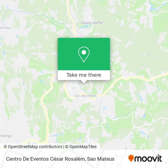 Centro De Eventos César Rosalém map