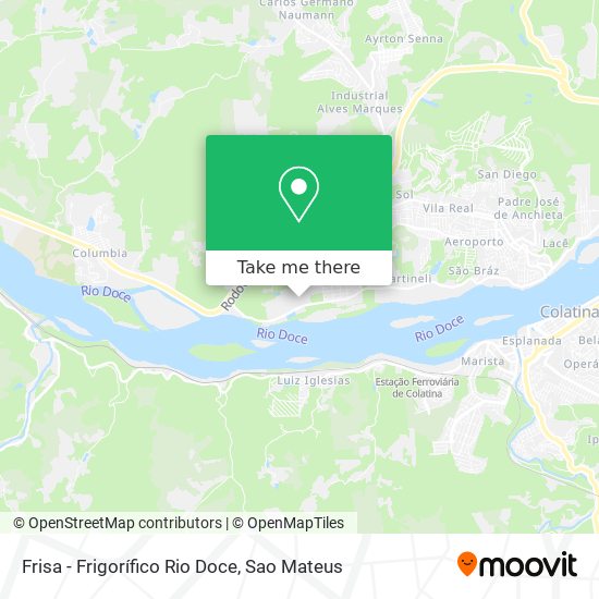 Frisa - Frigorífico Rio Doce map