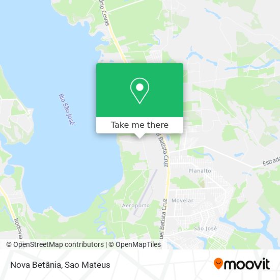 Nova Betânia map