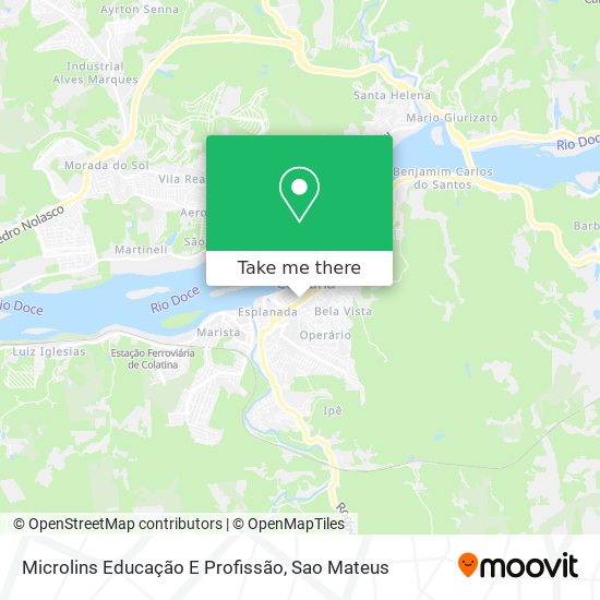 Microlins Educação E Profissão map