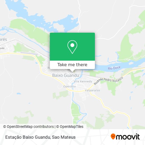 Estação Baixo Guandu map