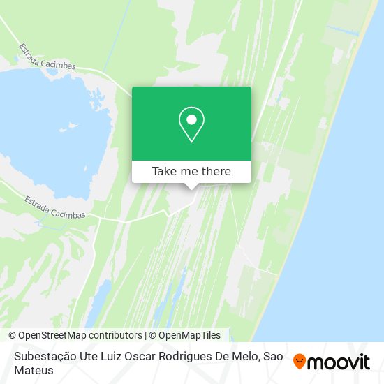 Subestação Ute Luiz Oscar Rodrigues De Melo map