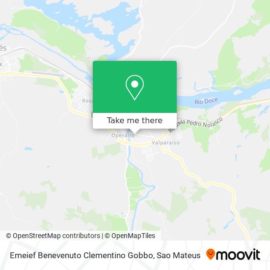Emeief Benevenuto Clementino Gobbo map