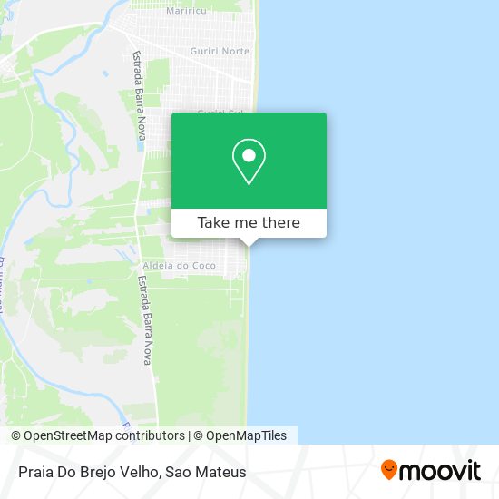 Praia Do Brejo Velho map