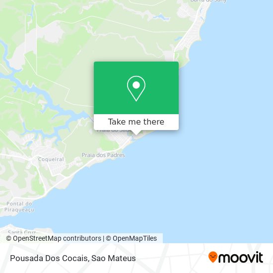 Pousada Dos Cocais map