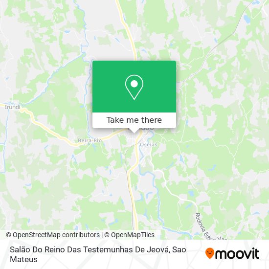 Salão Do Reino Das Testemunhas De Jeová map