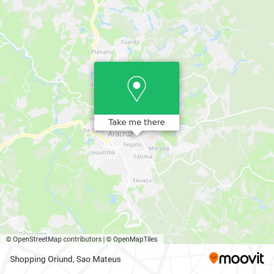 Shopping Oriund map