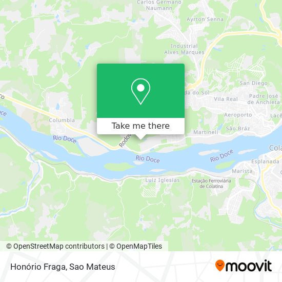 Honório Fraga map