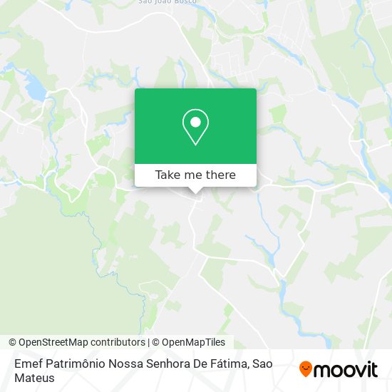 Emef Patrimônio Nossa Senhora De Fátima map