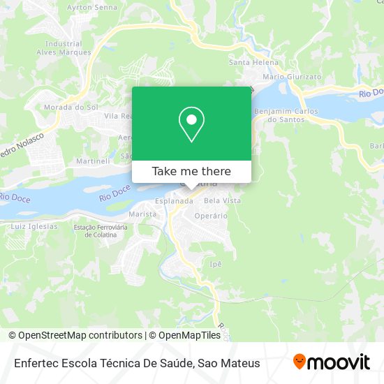 Enfertec Escola Técnica De Saúde map