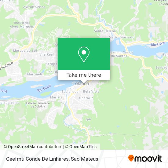Ceefmti Conde De Linhares map