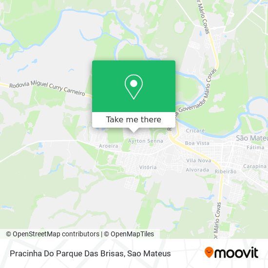 Pracinha Do Parque Das Brisas map