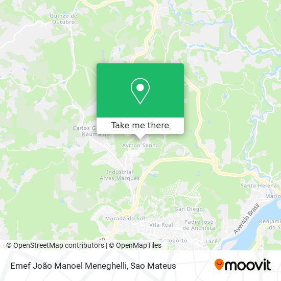 Emef João Manoel Meneghelli map