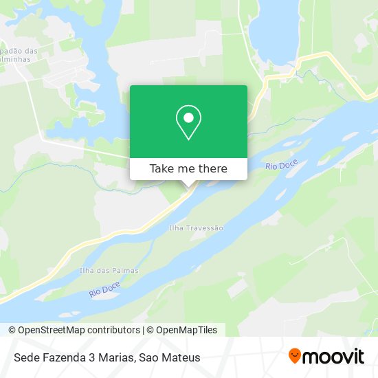 Sede Fazenda 3 Marias map