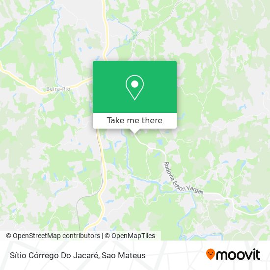 Sítio Córrego Do Jacaré map
