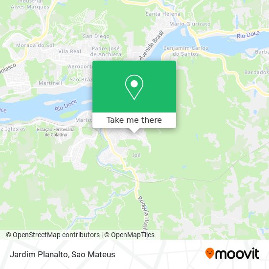 Mapa Jardim Planalto