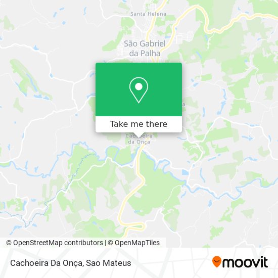 Cachoeira Da Onça map