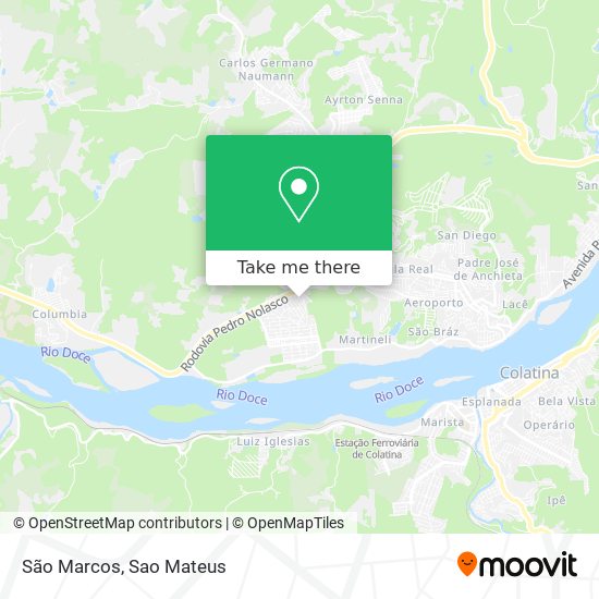 São Marcos map