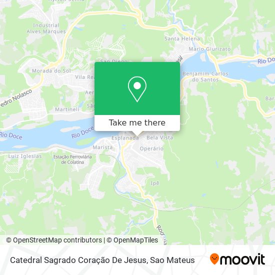Catedral Sagrado Coração De Jesus map