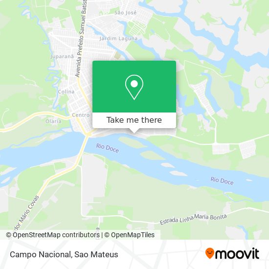 Campo Nacional map