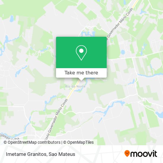 Imetame Granitos map
