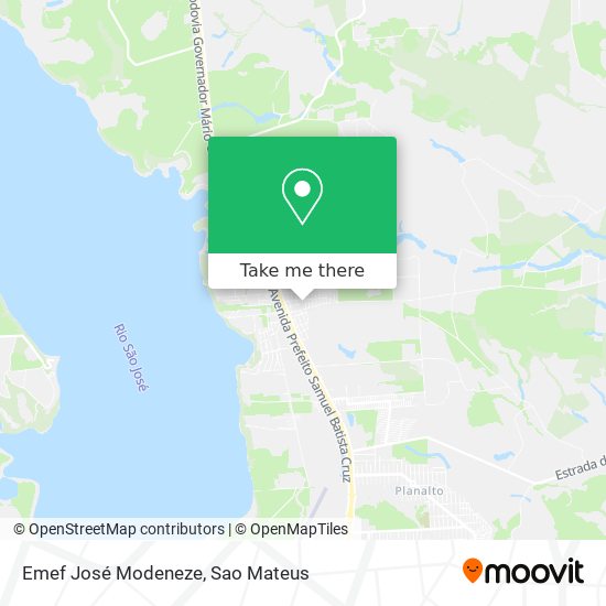 Emef José Modeneze map