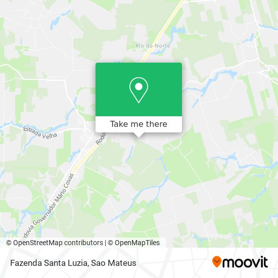 Fazenda Santa Luzia map