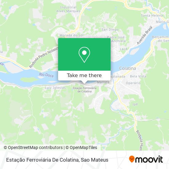 Estação Ferroviária De Colatina map