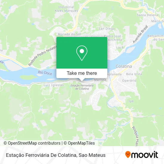 Estação Ferroviária De Colatina map