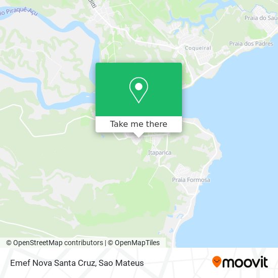 Emef Nova Santa Cruz map