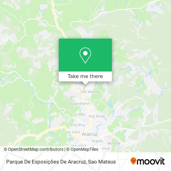 Parque De Exposições De Aracruz map