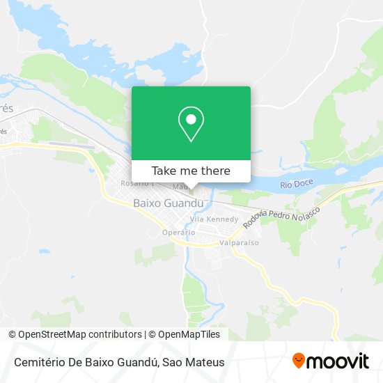 Cemitério De Baixo Guandú map