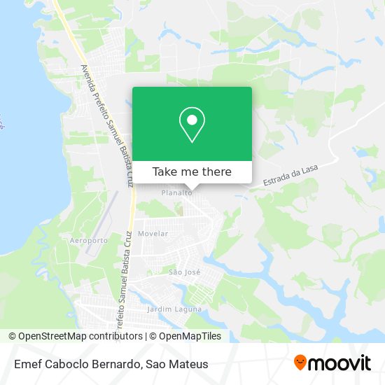 Emef Caboclo Bernardo map