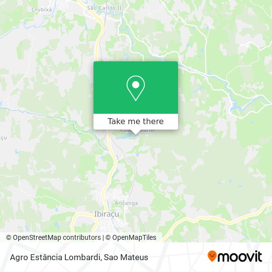 Agro Estância Lombardi map