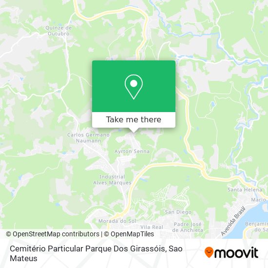 Cemitério Particular Parque Dos Girassóis map