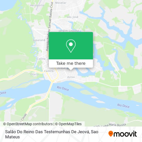 Salão Do Reino Das Testemunhas De Jeová map