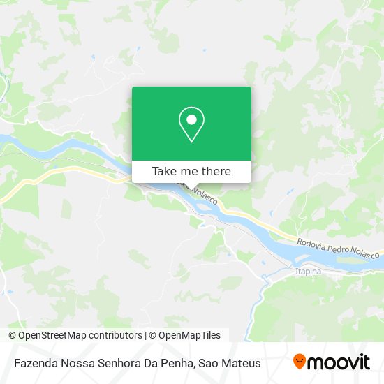Fazenda Nossa Senhora Da Penha map