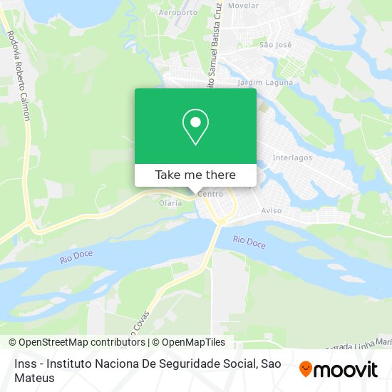 Inss - Instituto Naciona De Seguridade Social map