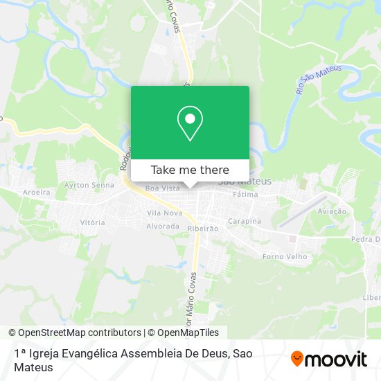 Mapa 1ª Igreja Evangélica Assembleia De Deus