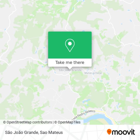 São João Grande map
