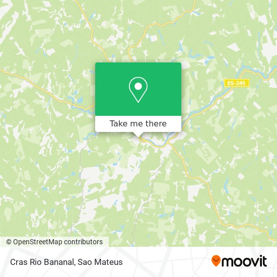 Cras Rio Bananal map