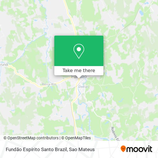 Fundão Espírito Santo Brazil map