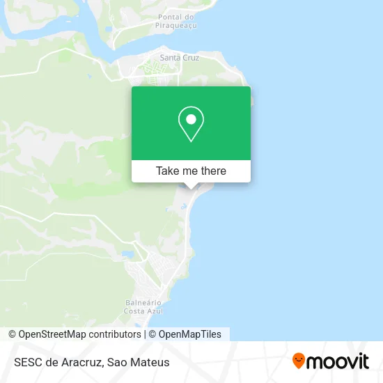 SESC de Aracruz map