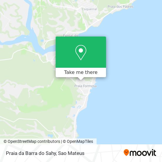 Praia da Barra do Sahy map