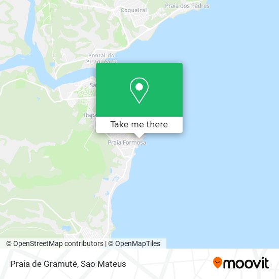 Praia de Gramuté map