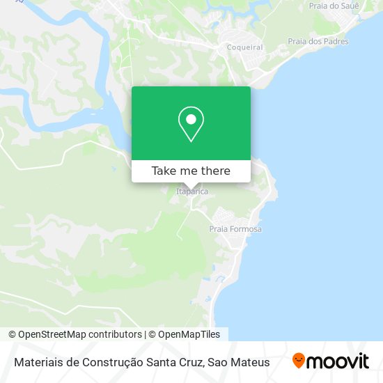 Materiais de Construção Santa Cruz map